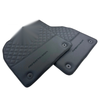 Lamborghini Aventador (2012-2023) - Diamond Black Stitching Leather Floor Mats