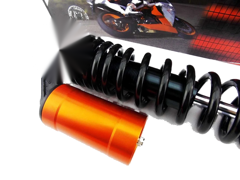 Kawasaki Z750 347mm JBS Rear Air Nitrogen Cell Shock Absorbers (2007-2012)