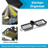 Kitchen - Soap & Sponge Holder Drain Basket Sink Rack Organizer