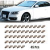 Motorcycle Car 45pcs M6 x 1 Nickel Plated Straight Grease Nipple Fitting