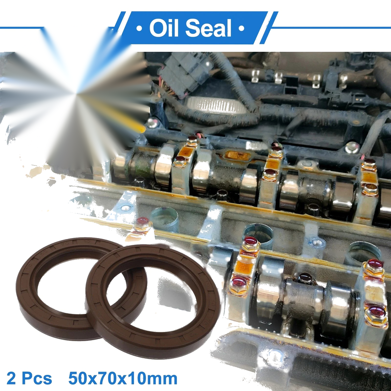 Make Model Oil Seal / 50x70x10mm / FKM Rubber Rotary Shaft Seal