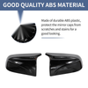 Tesla Model 3 Gloss Black Left Right Mirror Cover Caps (2018-2024)