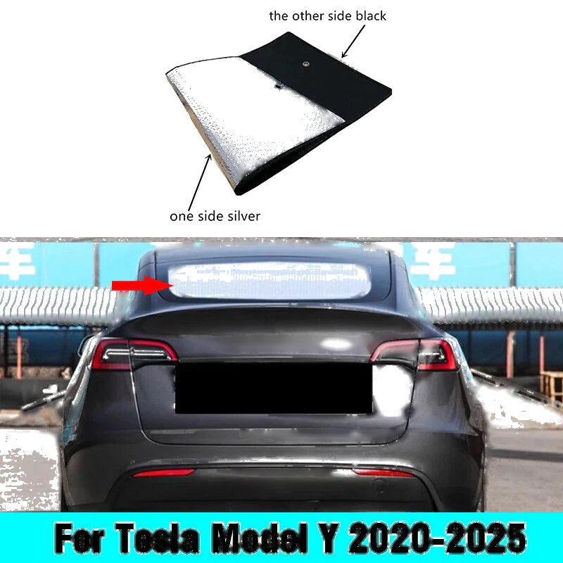 Tesla Model Y Rear Windshield Privacy Sunshade Cover (2020–2025)