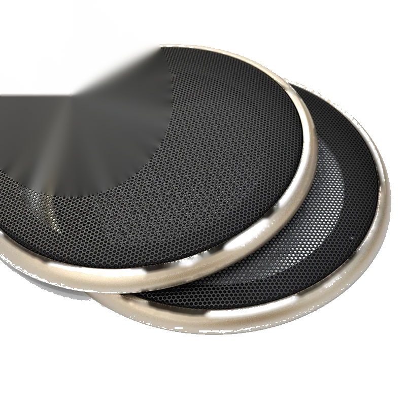 Pair 4inch Black Speaker Cover Audio Grill Mask