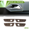 Honda CR-V 2017-2022 Peach Wood Brown Interior Door Handle Bowl Cover Trim