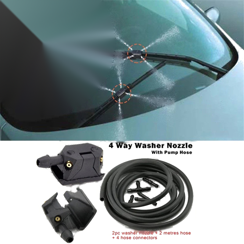 Universal Cars Front Windscreen Wiper Arm Washer Nozzle Jets