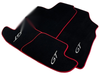 Bentley Continental GT 2012-2017 Black Carpets with Red Trim Floor Mats