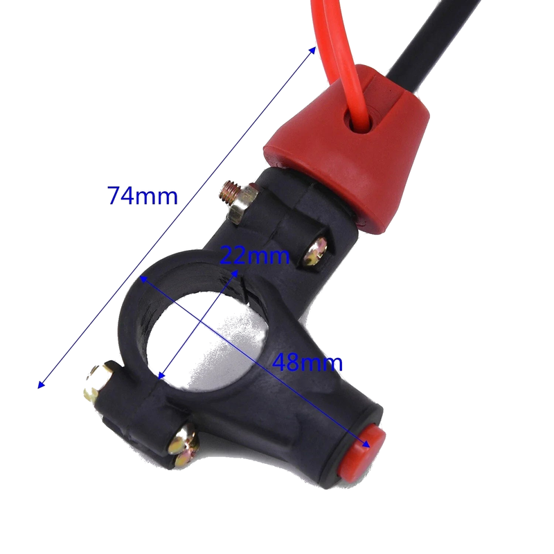 Motorcycle Tether Line 7/8in Engine Kill Switch Lanyard