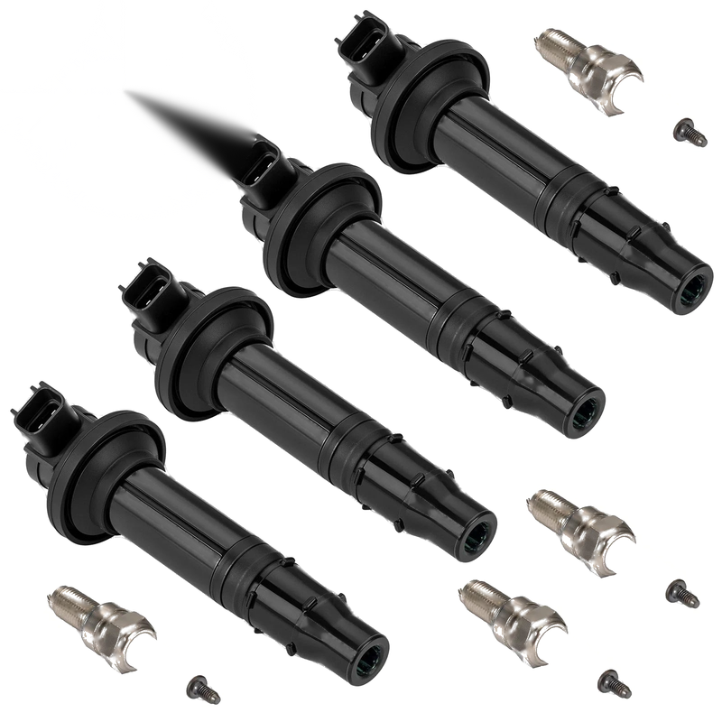 Yamaha YZF-R6 1999-2002 w / Spark Plug Ignition Coil 4 PCS