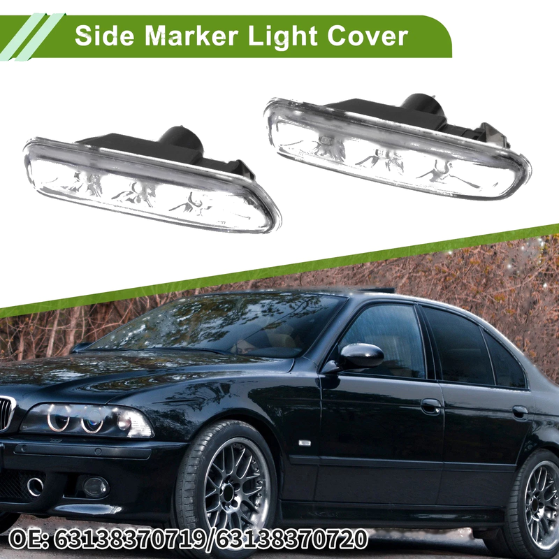 BMW Left+Right Side Marker Light Covers (1999-2001)
