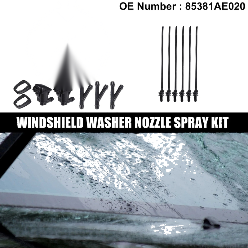 Toyota Sienna Set Windshield Washer Water Nozzle Spray