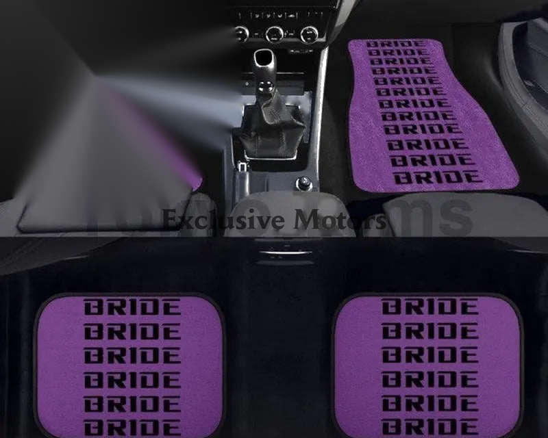Custom Universal Bride style Floor Mats Purple