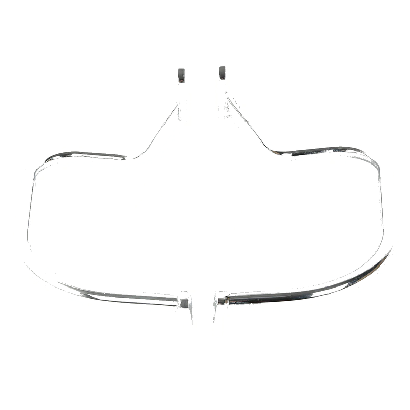Harley Softail Heritage Black Chrome Rear Saddlebag Guard Bar (1997-1999)
