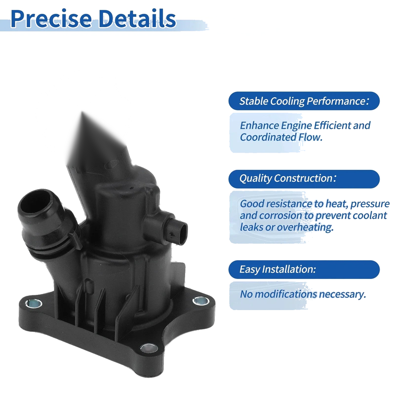 Volvo S60 S80 S90 XC60 XC70 XC90 Engine Coolant Thermostat Housing (2001-2023)