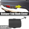 Chevrolet Cruze Black 1 x Rear Bumper Tow Hook Cover Towing Eye Cap Fit