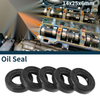 Oil Seal 14x25x6mm Black 5Pcs Rotary Shaft Seal