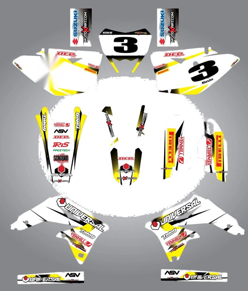 Suzuki RMX 450 Full Custom Sticker Kit (2010-2015)