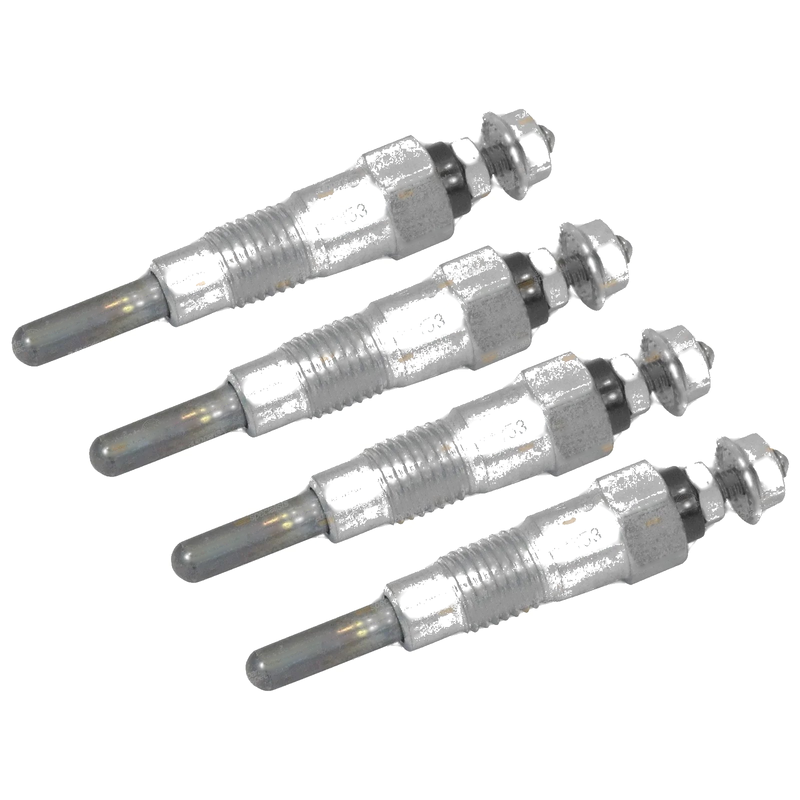 Navara D21 Diesel 2.5L SD25 Set of 4 Glow Plugs (1986 - 1987)
