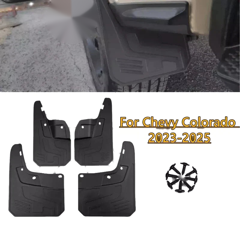 Chevrolet Colorado 4X Front Rear Splash Guards Mud Flaps Fender (2023–2025)
