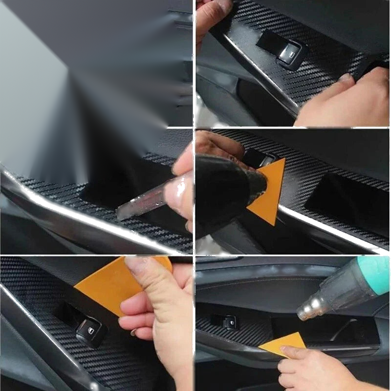 Toyota Highlander Wood Grain Interior Vinyl Stickers Decals (2008–2013)