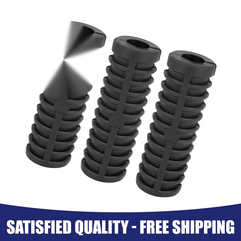 Motorcycle 3 x 12mm Dia Gear Shifter Kick Start Lever Rubber