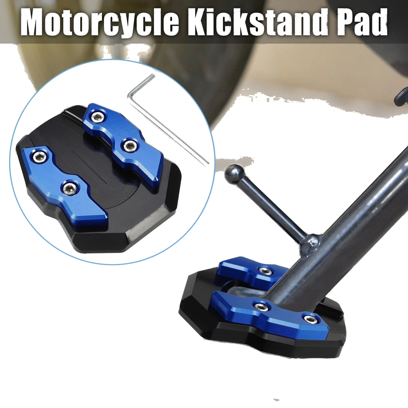 Honda Adv-160 2022 - Black Blue Kickstand Pad