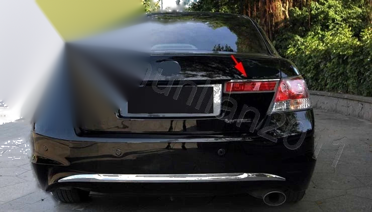 Honda Accord Sedan 4-Door Chrome 2 x Rear Light Upper Cover Trim (2008-2012)