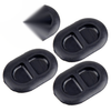 Jeep Wrangler JK JL 4 x Oval Rubber Body Plug Footwell (2014-2018)