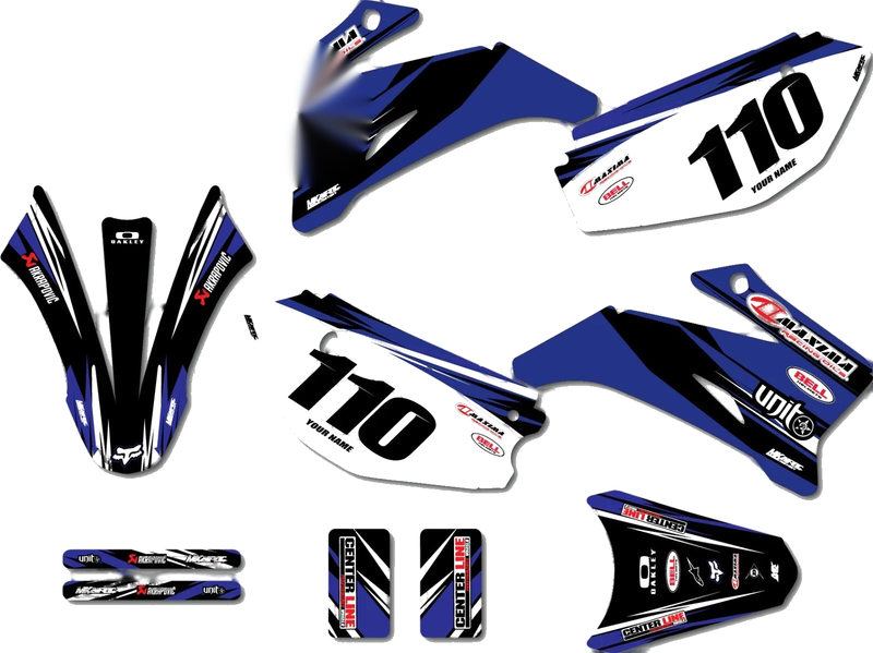 Yamaha TTR 110 Digger Style Decals (2008-2023)