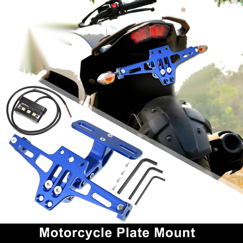 Motorcycle License Plate Bracket 1 x E-liminator Kit with OEM Turn Signals
