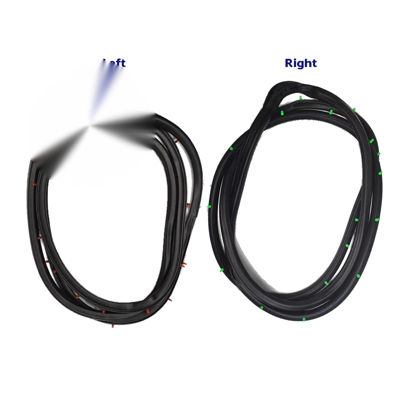 Weatherstrip Door Rubber Pair Fits Nissan Sunny Sentra B13 2D Sedan 1990-93 D11