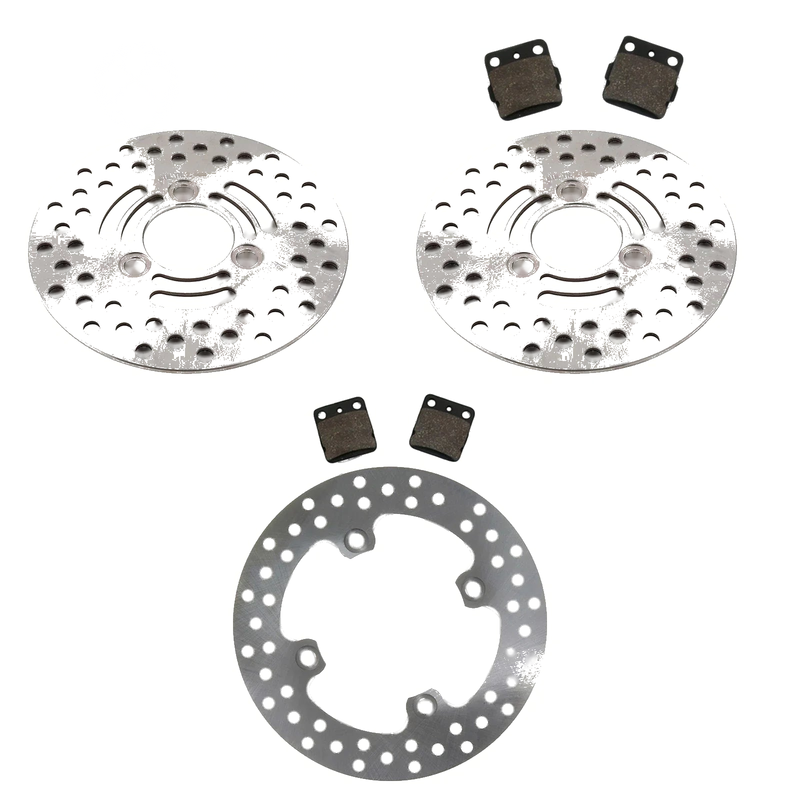 Suzuki LT-Z400 QuadSport 2 x Front & Rear Disc Rotors & Semi-Metallic Pads
