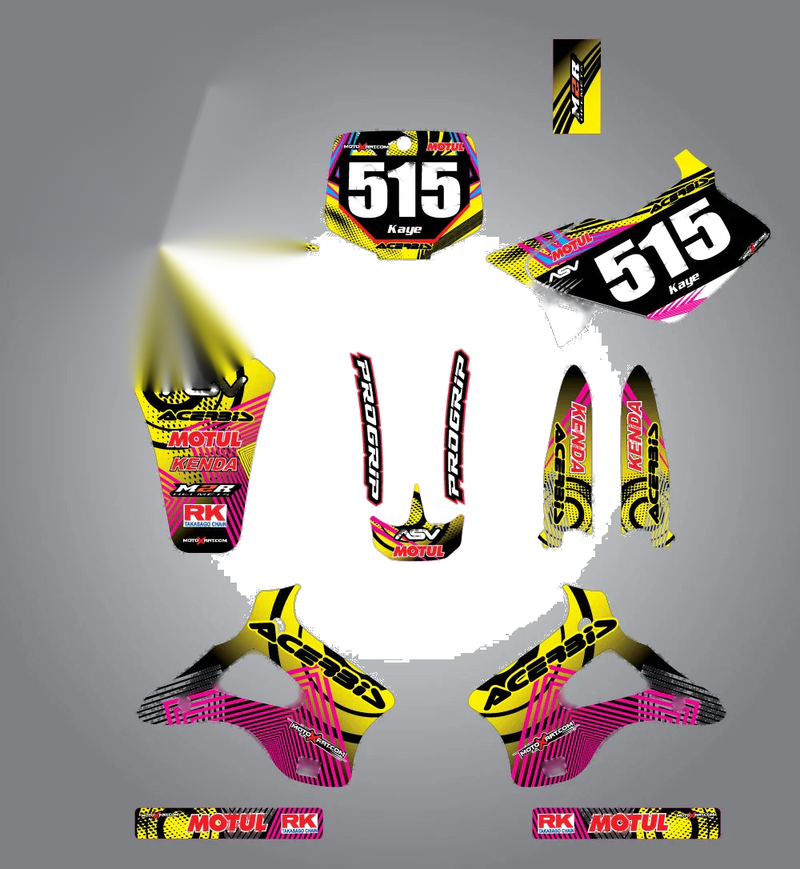 Kawasaki KX 125 / 250 Custom Graphic Kit (1994-1998)