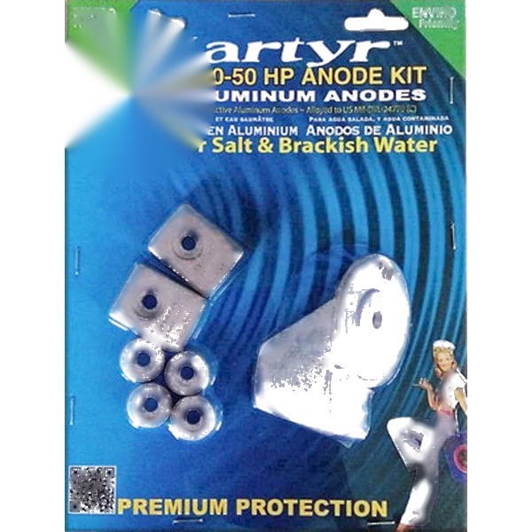 Suzuki 40-50HP Outboard, Martyr Aluminium, Salt Water Anode Kit