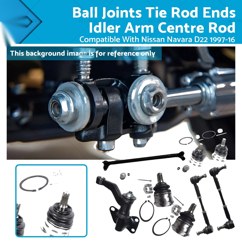 Nissan Navara D22 Ball Joints, Idler Arm, Tie Rod Ends (1997-2016)