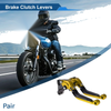 Kawasaki ZZR600 Gold Tone Black 2x Brake/Clutch Levers Short Long