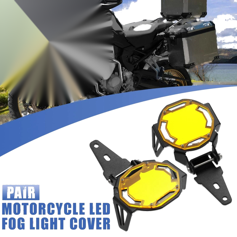BMW R1200 F800R1250 F850 2 x Pair LED Fog Light Protector