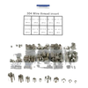 304 Stainless Steel Helicoil Thread Repair Insert M3/M4/M5/M6/M8