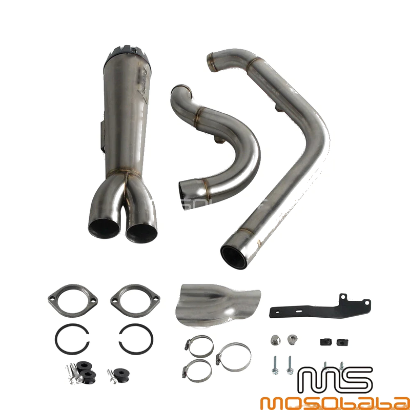 Harley Softail Low Rider EI Diablo Exhaust Pipe System 2 Into 1 (2018-2023)