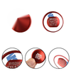 Auto Button Decoration / 1 x Aluminum Alloy Button Engine Red Replacement