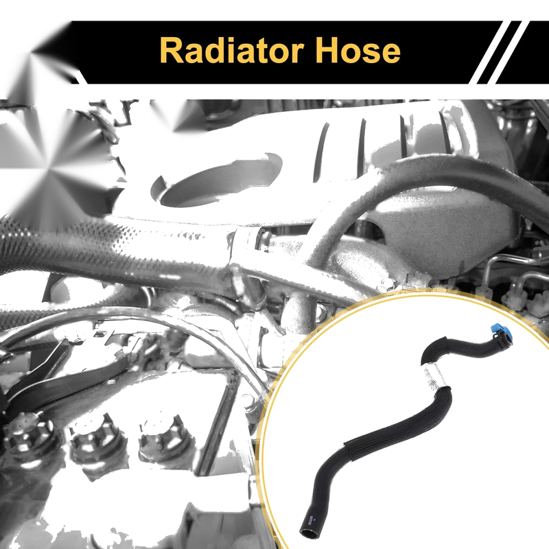 Land Rover LR2 (2008-2012) Rubber Black 1 x Pc Radiator Hose