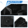 Jeep Grand Cherokee Aluminum Alloy Black Engine Oil Pan (2010-2013)
