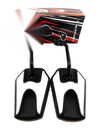 Honda CBF500 Black White Hex Soko Mirrors (2004-2007)