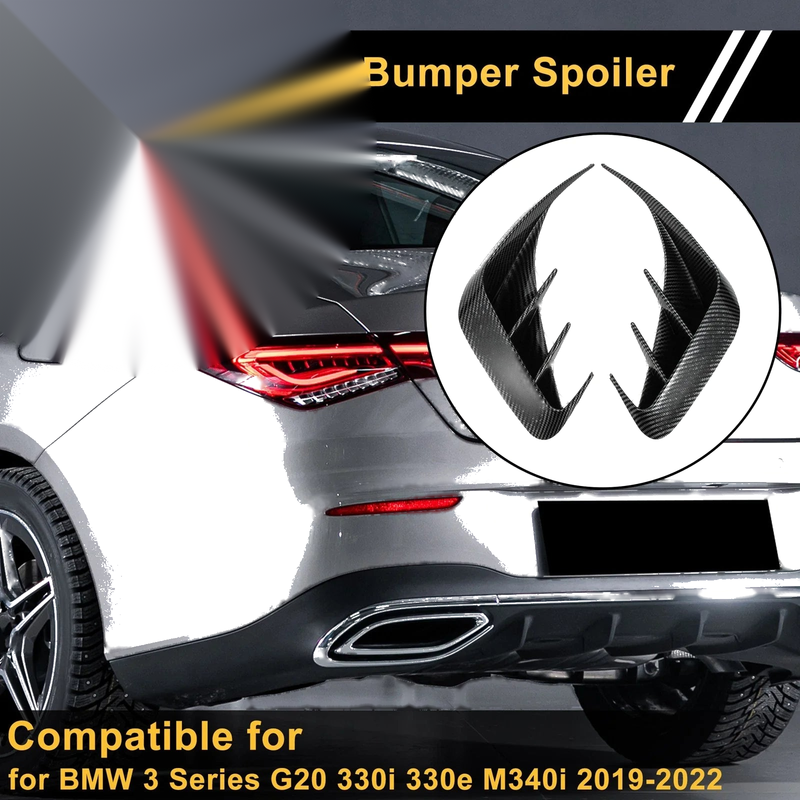 BMW 3 Series G20 330i 330e M340i Rear Bumper Spoiler (2019-2022)