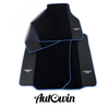Bentley Flying Spur with Blue Trim Black Floor Mats (2005-2013)
