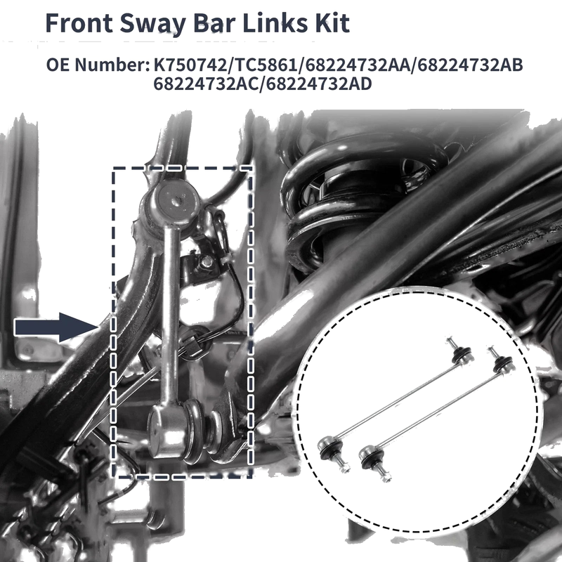 JEEP CHEROKEE Front Stabilizer Bar Links (2014-2023)