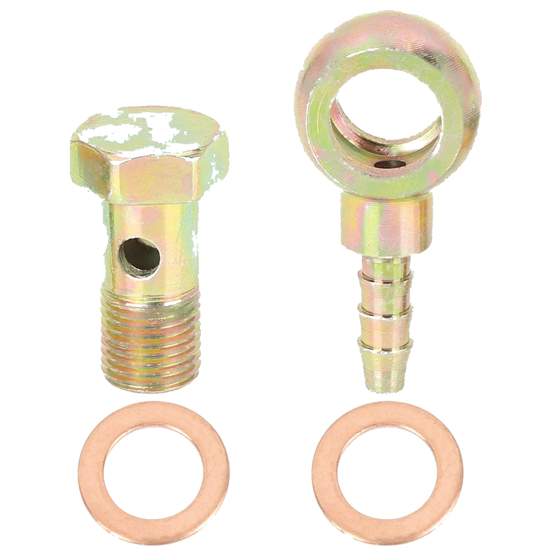 Motorcycle Car 10mm Banjo Hose Barb Bolt Fittings Banjo Bolt Washer