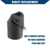 Hyundai Elantra 2000-2006 - Black Antenna Bezel Grommet (2000-2006)