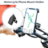 Motorcycle Handlebar ABS PC Phone Mount Holder 4.7-7 in