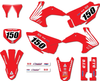 Honda CRF 150F (2015-2025) Presto Style Stickers Custom Graphics Full Kit